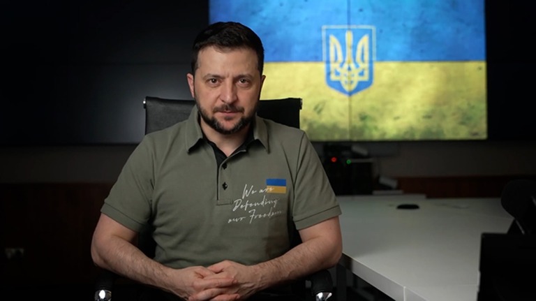 ゼレンスキー氏がウクライナ支援の寄付を集めるための主要窓口立ち上げを発表