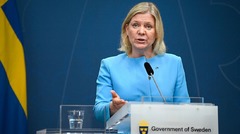 テロ組織に「資金提供していない」　スウェーデン首相が反論