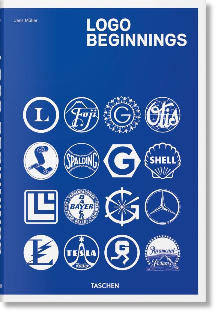 ロゴの歴史を扱った書籍「Logo Beginnings」/Courtesy of Taschen