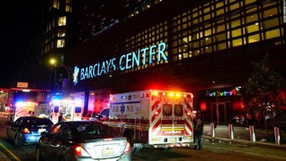 「銃声」騒ぎが起きたブルックリンの室内競技場「バークレイズ・センター」