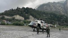 航空機がヒマラヤに墜落、２２人全員死亡　ネパール飛行の危険浮き彫りに