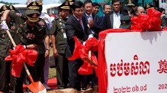 中国とカンボジア、海軍基地の改修工事に着手　「鉄壁」の関係アピール
