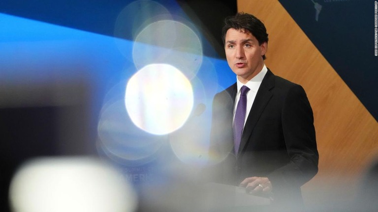 カナダのトルドー首相/Sean Kilpatrick/The Canadian Press/AP