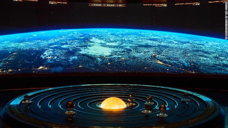 宇宙ステーション「ホープ」は地上６００キロに浮かんでいるという設定だ/TG MEDIA/museum of the future