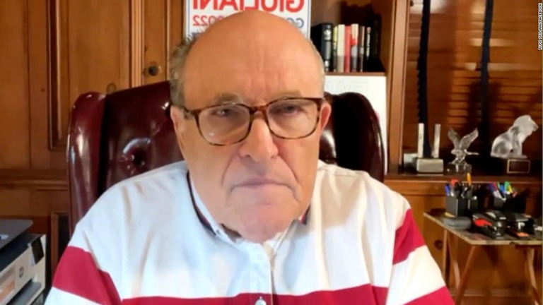 ルドルフ・ジュリアーニ元ＮＹ市長。ジュリアーニ氏をたたいたなどとして、スーパーの従業員が起訴された/Rudy Giuliani/Facebook 