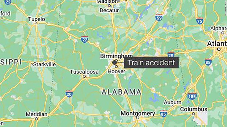 列車と車両の衝突事故が発生した現場/INEGI/Google Maps