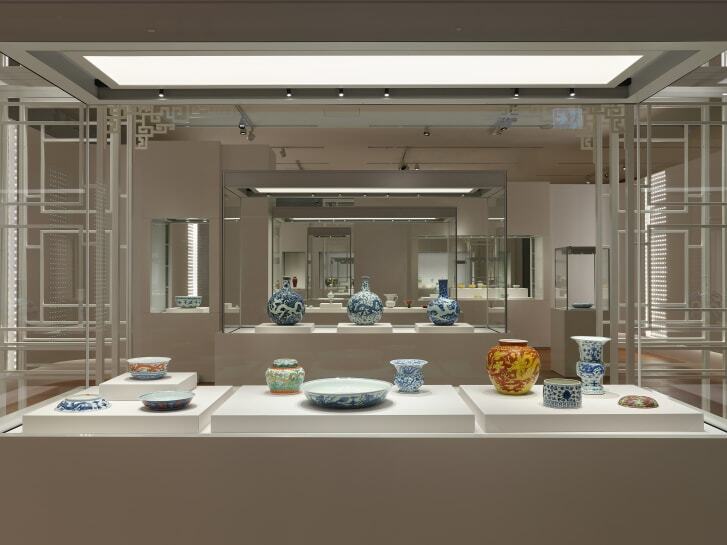 9つあるギャラリーの1つは、中国の陶磁器の歴史に焦点を当てる/Hong Kong Palace Museum