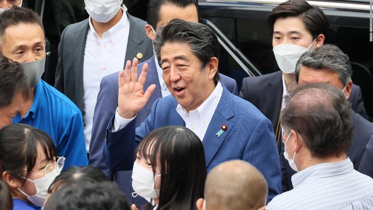 安倍晋三元首相/Yoshio Tsunoda/AFLO/Reuters