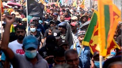 スリランカ、大統領と首相が辞意　経済危機でデモ激化
