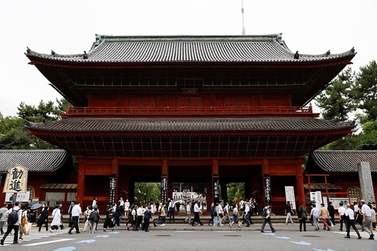 東京都港区にある増上寺で、安倍晋三元首相の葬儀が営まれた/Issei Kato/Reuters