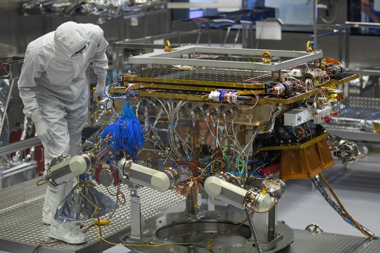 火星探査計画「エクソマーズ」＝２０１９年、英スティーブニッジ/Aaron Chown/PA Images/Getty Images