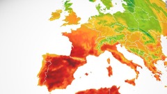西欧諸国に熱波の予報　英国で４０度超えの可能性も