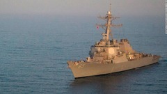 米海軍の駆逐艦が南シナ海を航行、中国は反発
