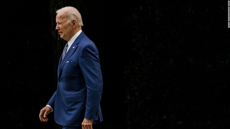 バイデン米大統領は中東でトランプ前大統領のレガシーを受け入れる姿勢を示している/Samuel Corum/AFP/Getty Images