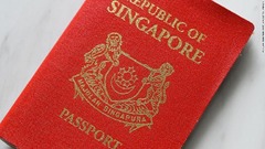 ２位のシンガポールのパスポート