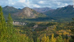 アラスカ鉄道のデナリ・スタートレイン