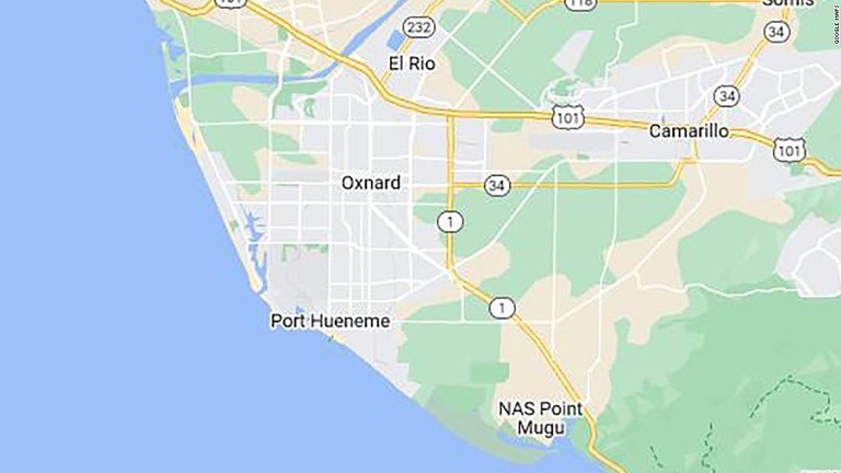 乱闘事件が発生した米カリフォルニア州オックスナード/Google Maps 