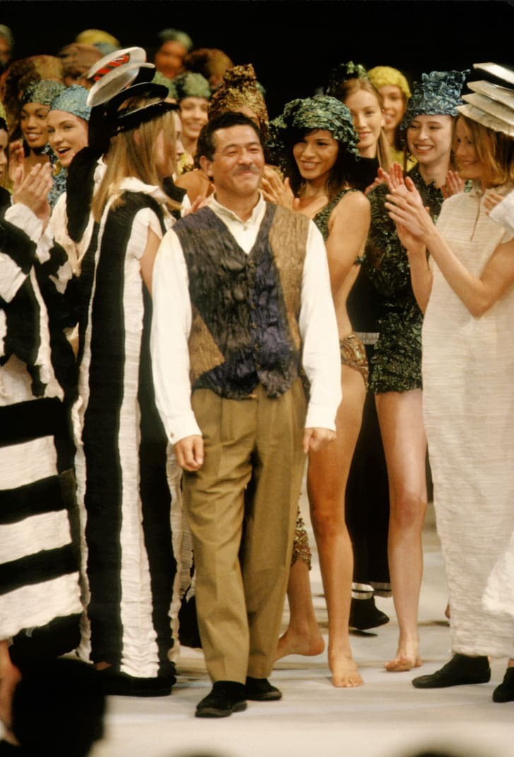 １９９０年代初頭のパリ・ファッションウィークで/PL Gould/Images/Getty Images