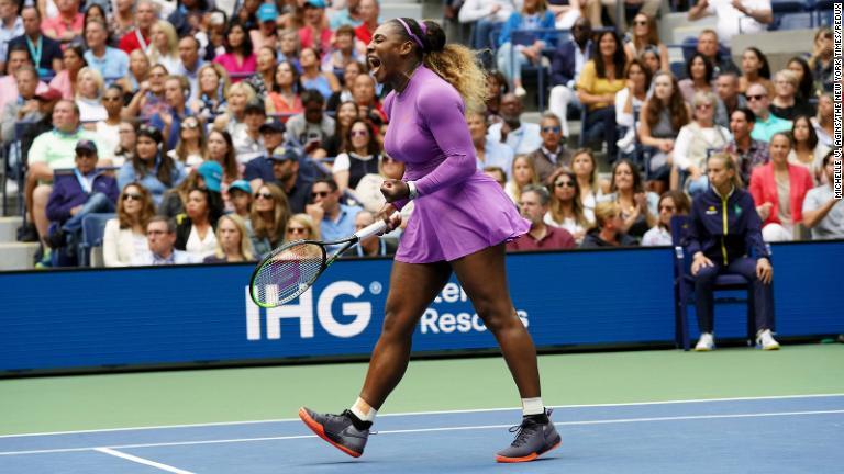 2019年全米オープンでプレーするウィリアムズ選手/Michelle V. Agins/The New York Times/Redux