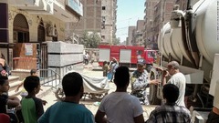 コプト教会で火災、子ども１８人を含む４１人死亡　エジプト