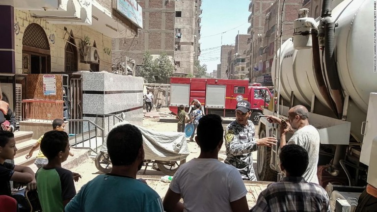 コプト正教の教会で火事があり死傷者が出た/Mahmoud El-Khawas/picture alliance/Getty Images