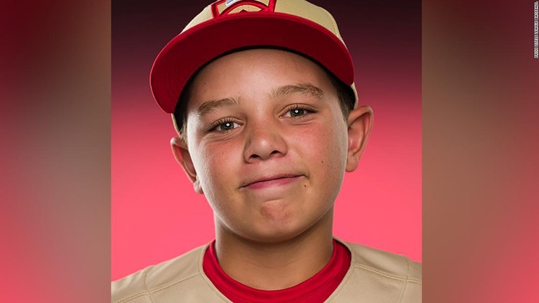 頭を打ち重体に陥ったものの、その後は順調な回復が伝えられるオリバーソン君/From LIttle League Baseball