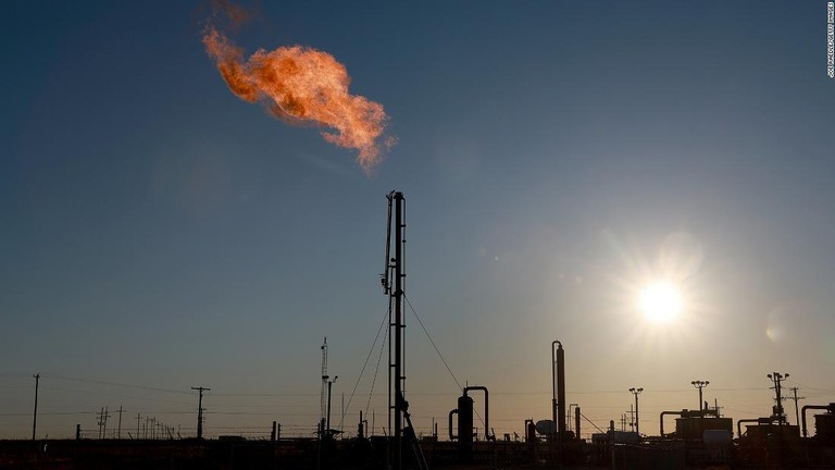 米国の天然ガスの価格が２００８年以来の水準に急騰している/Joe Raedle/Getty Images