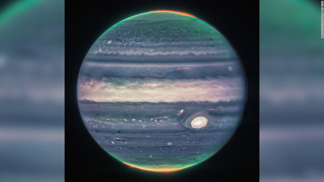 ウェッブ望遠鏡が捉えた木星の見事な画像 科学者の予想をも上回る 2 2 Cnn Co Jp