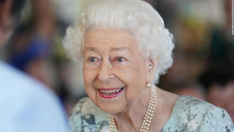 英国のエリザベス女王。新首相をバッキンガム宮殿ではなく、バルモラル城で任命することがわかった/KIRSTY O'CONNOR/AFP/POOL/Getty Images