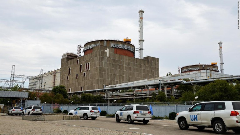 ザポリージャ原子力発電所で、主要な送電線が再び停止したことがわかった/Alexander Ermochenko/REUTERS