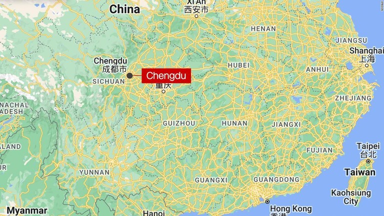 中国四川省でマグニチュード（Ｍ）６．６の地震が発生した/Google