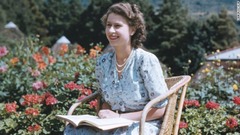 １９４７年４月２１日、南アフリカのロイヤル・ナタール国立公園で。この日は王女の２１歳の誕生日だった