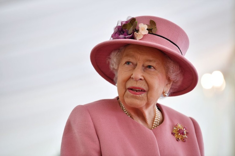 エリザベス女王＝２０２０年/Ben Stansall/WPA Pool/Getty Images