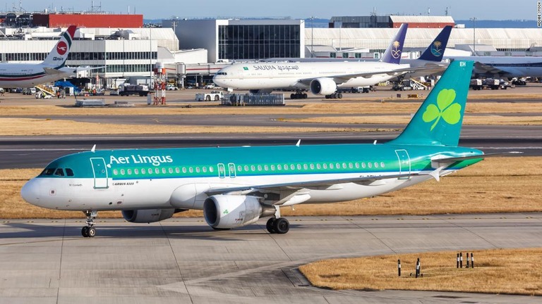 アイルランドのエアリンガスは、コンピューターシステムに不具合が生じたとして、ダブリンの拠点空港からの全便の欠航を明らかにした/Adobe Stock