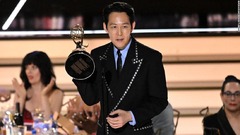 米エミー賞、韓国「イカゲーム」が監督・主演男優賞など獲得の快挙