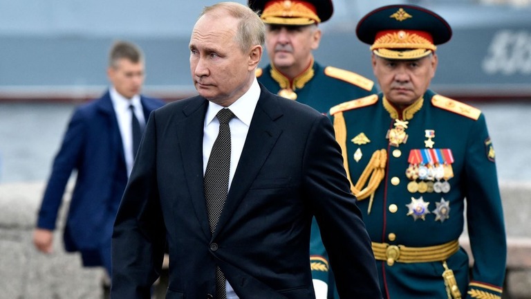 ロシアのプーチン大統領が、英国のエリザベス女王の国葬に招待されないことがわかった/Olga Maltseva/AFP/Getty Images/File