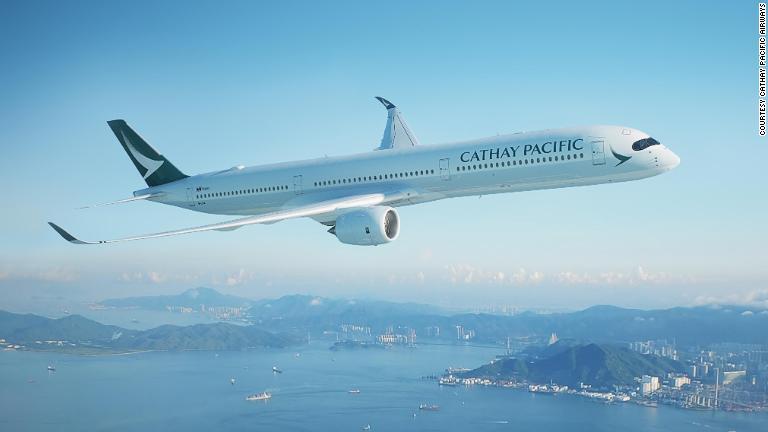 １６位：キャセイパシフィック航空/Courtesy Cathay Pacific Airways