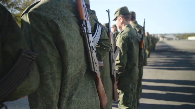 ロシアは軍備の強化や国内の反対勢力の取り締まりへ向けた一連の取り組みを実施している/Eyepress/Reuters