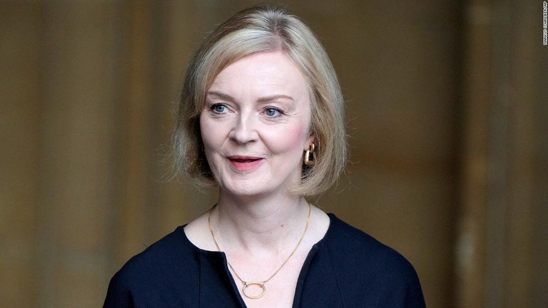 英国のトラス首相。ロシアのプーチン大統領が先ごろ発表した「部分的動員」について、ウクライナ側に出し抜かれたためだとの見方を示した/Markus Schreiber/AP