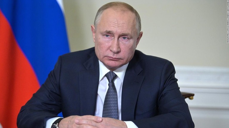 ロシアのプーチン大統領が、国際法違反に当たるウクライナ４州の併合を正式に発表した
/Kremlin Press Office/Anadolu Agency/Getty Images
