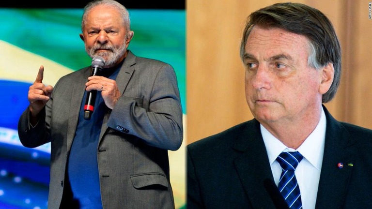 主義主張が大きく異なるボルソナーロ氏（右）とルラ氏の対決がブラジルを二分している/Getty Images 