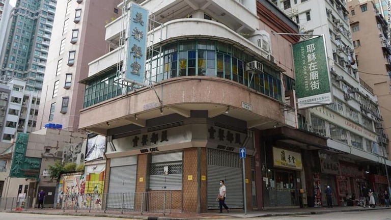 かつての人気店だったカフェ、美都餐室も今年閉店/Jan Camenzind-Broomsby/CNN