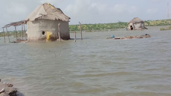 今夏の記録的な暴風雨の中でも、これらのシェルターは倒壊を免れた/Heritage Foundation of Pakistan