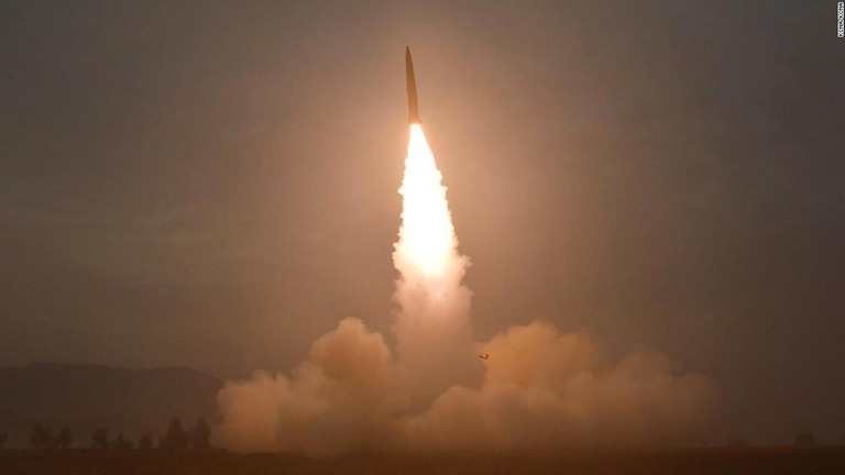 １２日の発射で北朝鮮のミサイル実験は今年２６回目に達した/KCNA/KCNA