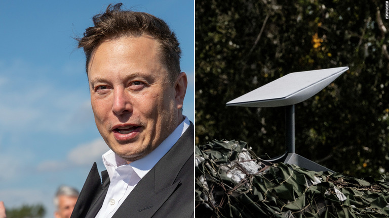 米実業家イーロン・マスク氏は、ウクライナに無償で提供してきた「スターリンク」について、サービスの提供を継続する考えを明らかにした/Getty Images