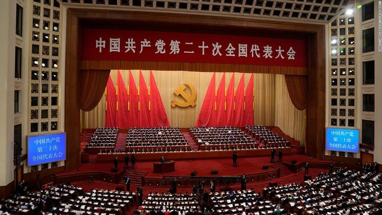 中国共産党の第２０回党大会が開幕＝１６日/Mark Schiefelbein/Associated Press