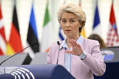 欧州委員長、ロシアのインフラ攻撃を「戦争犯罪」と非難