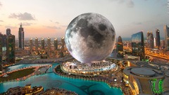 月を模した巨大リゾート、ドバイで建設計画