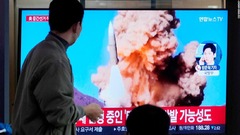 北朝鮮、短距離弾道ミサイル１発を発射　韓国軍発表