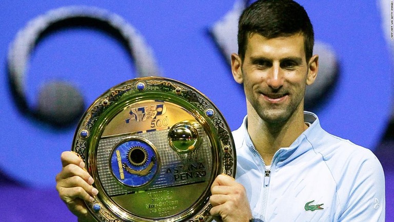 ノバク・ジョコビッチ選手/AFP/AFP via Getty Images